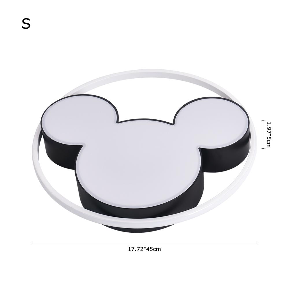 Dimmable Modern Mickey Design LED Flush Ceiling Light