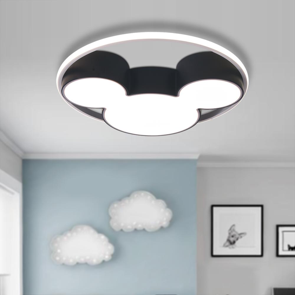 Dimmable Modern Mickey Design LED Flush Ceiling Light