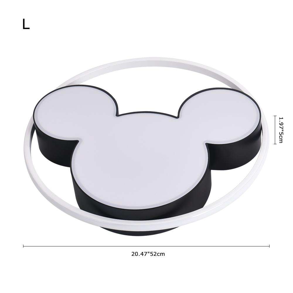 Dimmable Modern Mickey Design LED Flush Ceiling Light