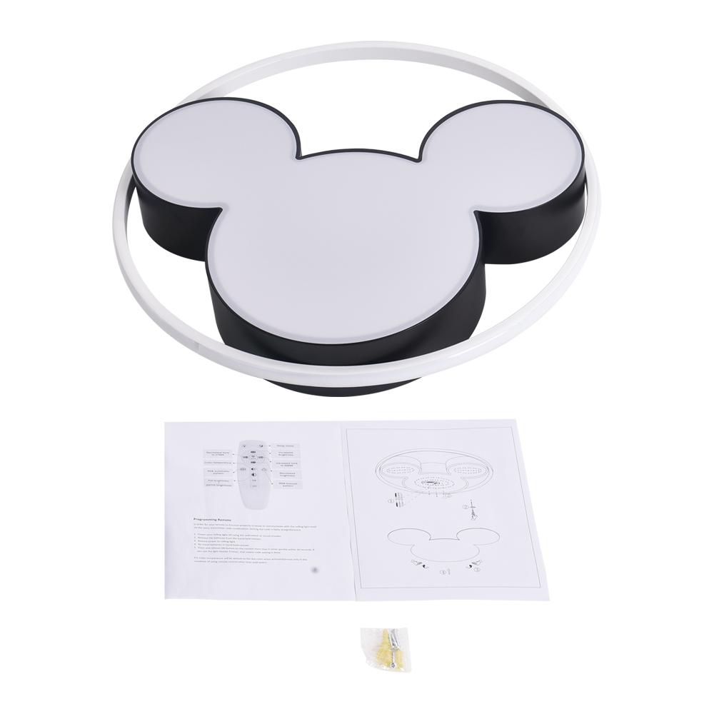 Dimmable Modern Mickey Design LED Flush Ceiling Light