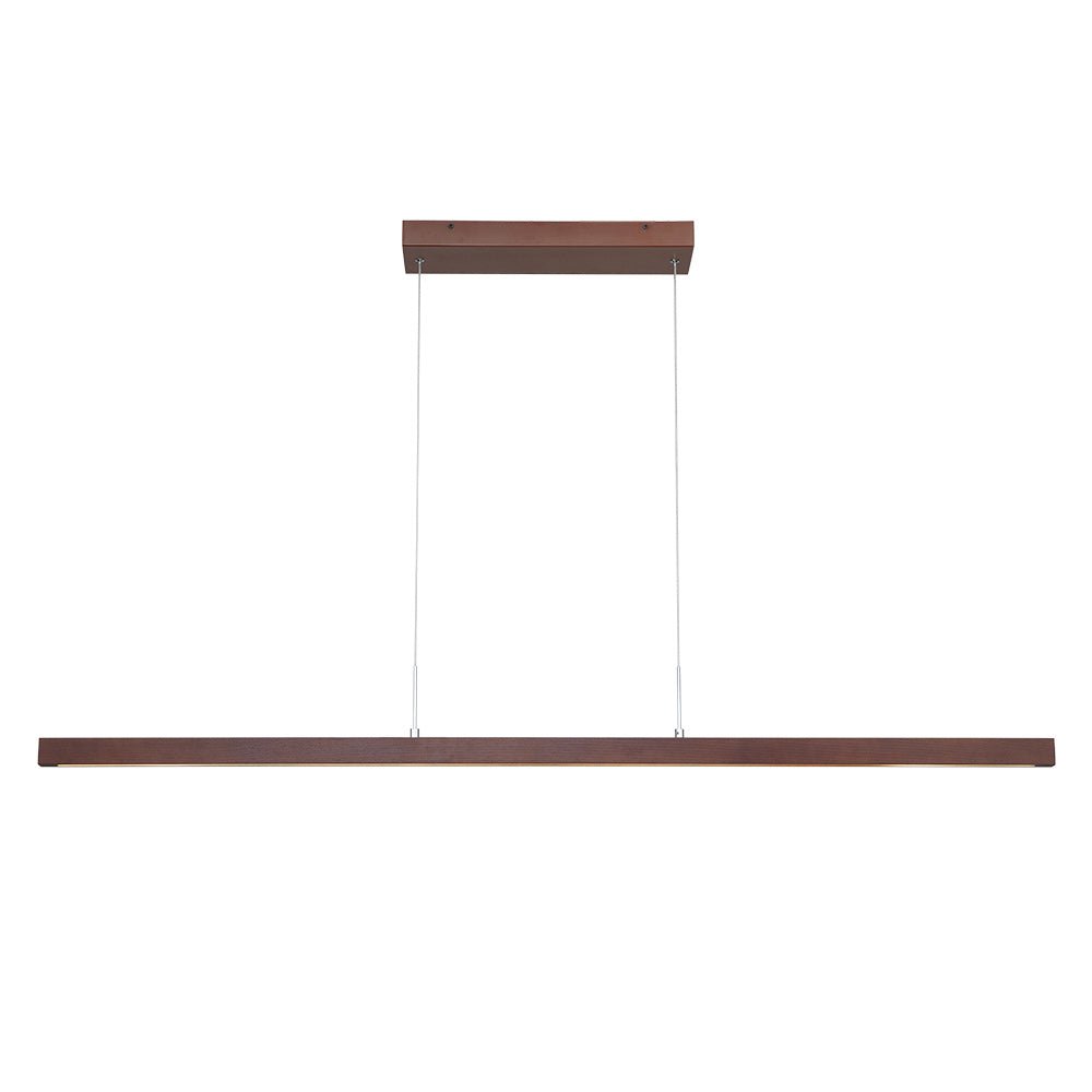(OpenBox) 1-Light Modern Minimalist LED Wood Linear Chandelier