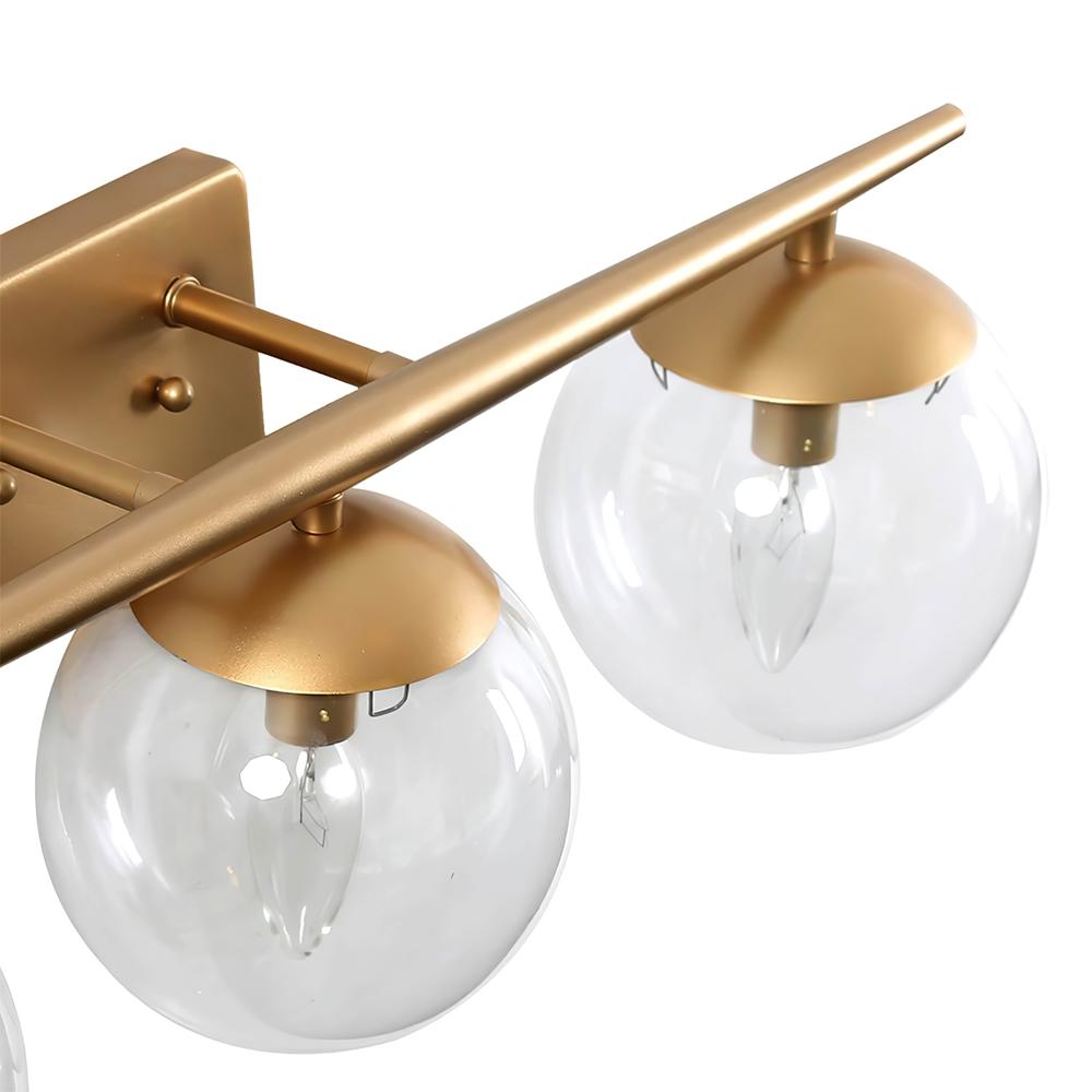 3-light Globe Vanity Wall Light