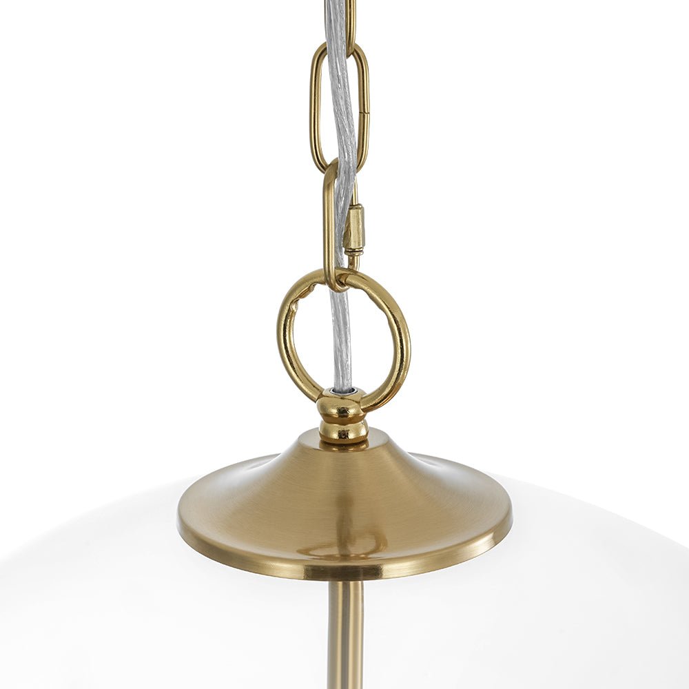 Art Deco Brass Tiered Clear Glass Jellyfish Style Chandelier