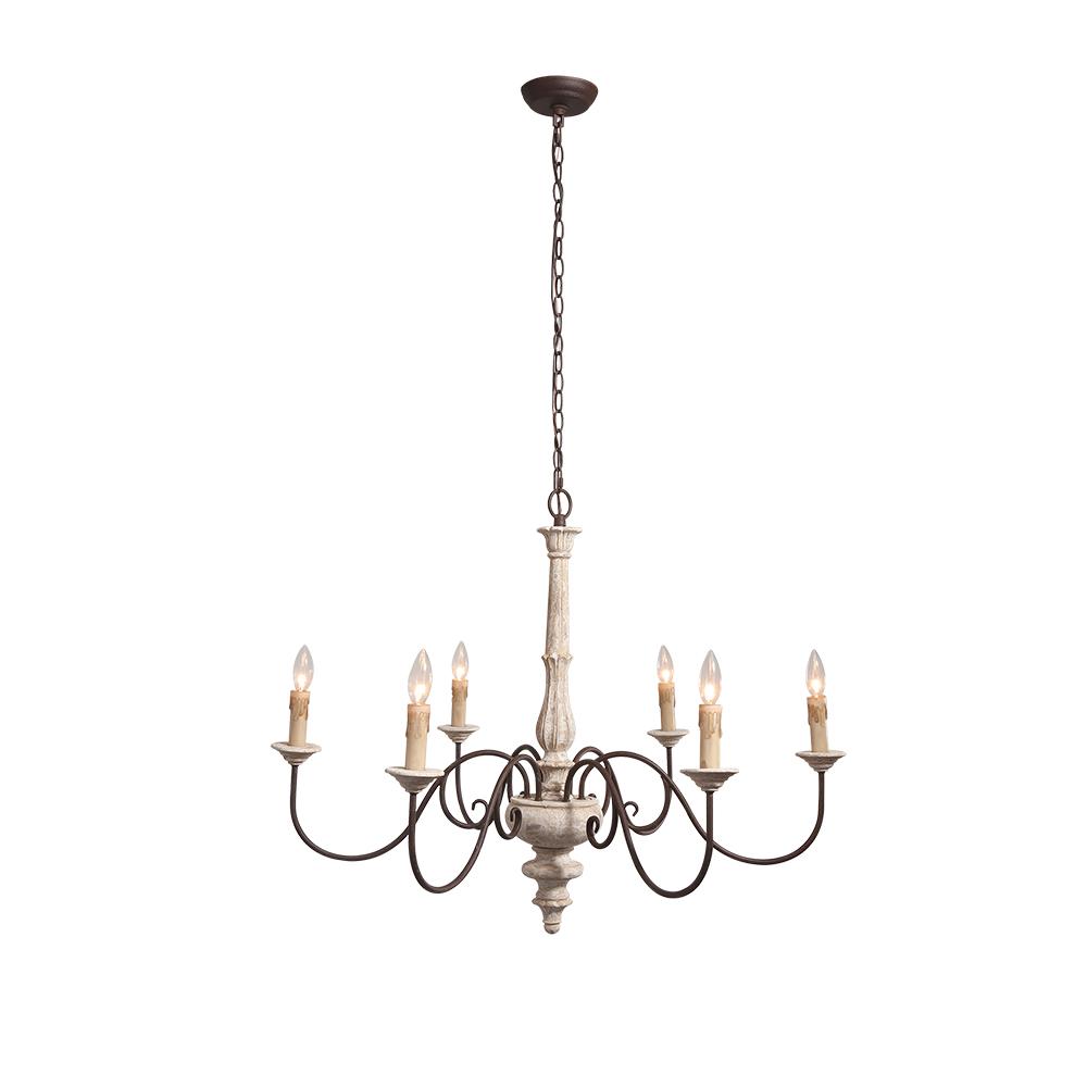 Candle Style Shabby Chic Chandelier