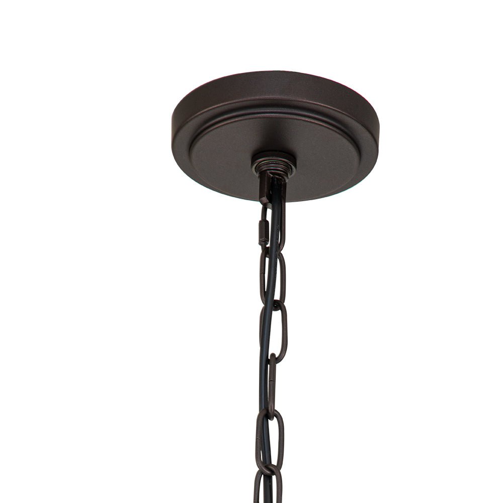 Classic Candle Style 6-Light Metal Empire Chandelier