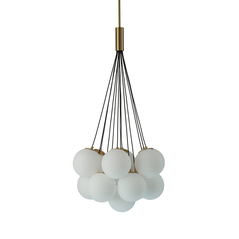 Cloud Style Opal Glass Cluster Bubble Chandelier Pendant Light