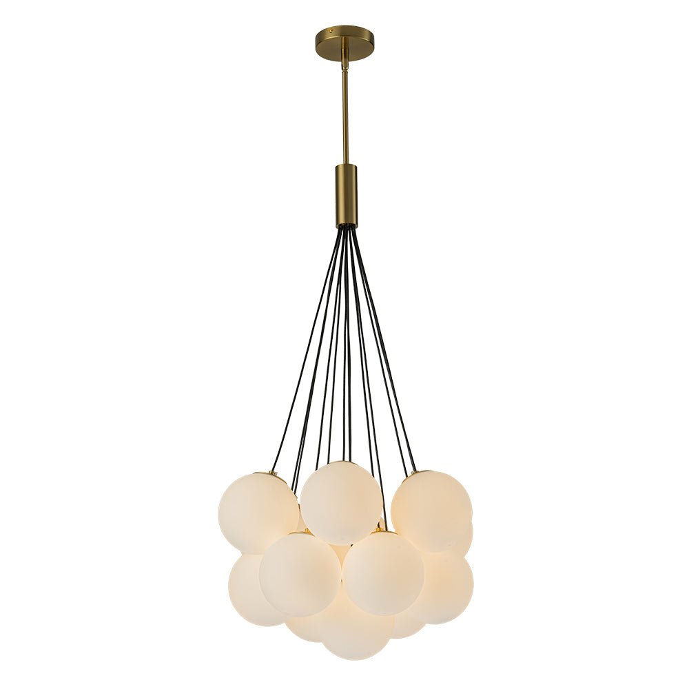 Cloud Style Opal Glass Cluster Bubble Chandelier Pendant Light