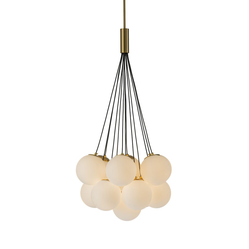 Cloud Style Opal Glass Cluster Bubble Chandelier Pendant Light