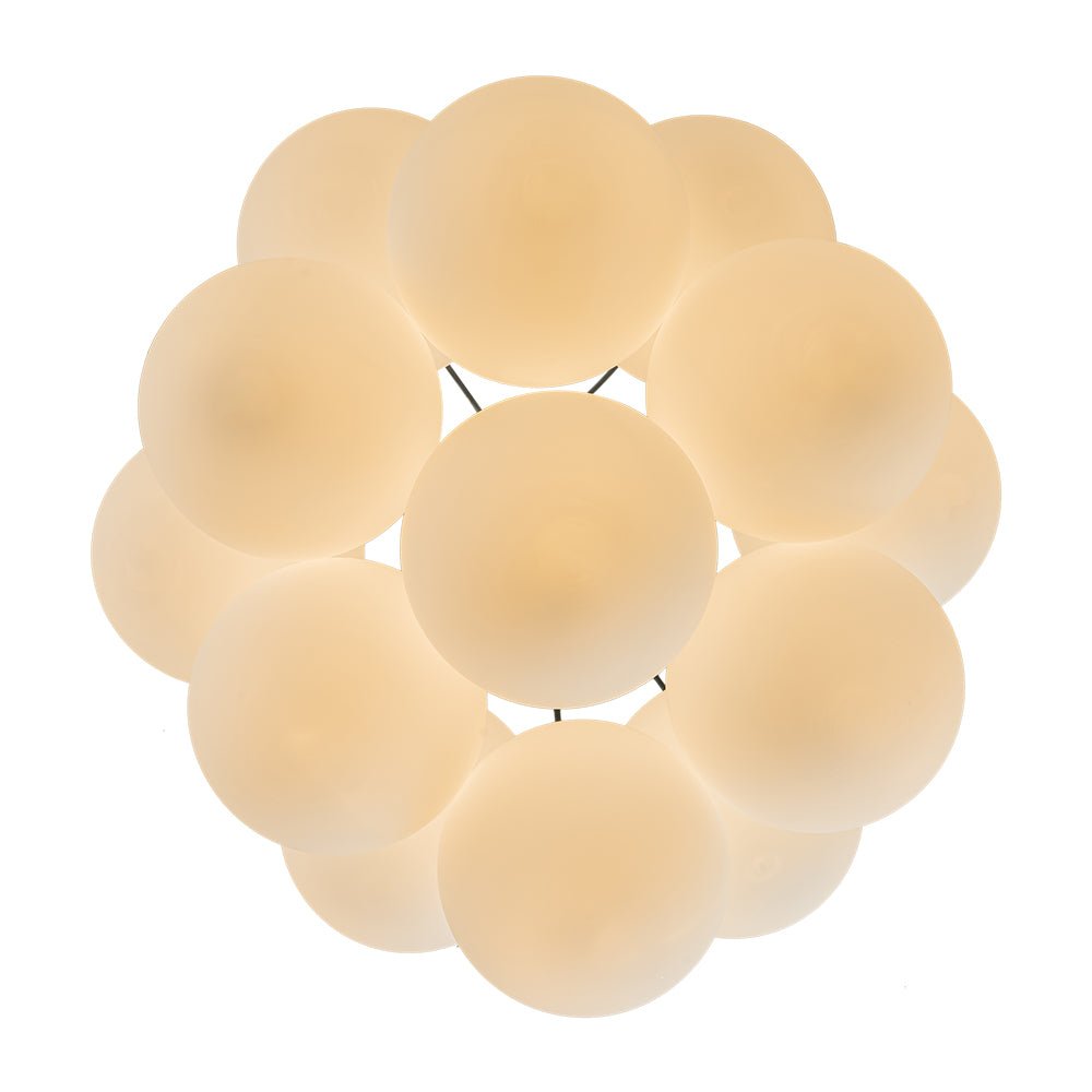 Cloud Style Opal Glass Cluster Bubble Chandelier Pendant Light