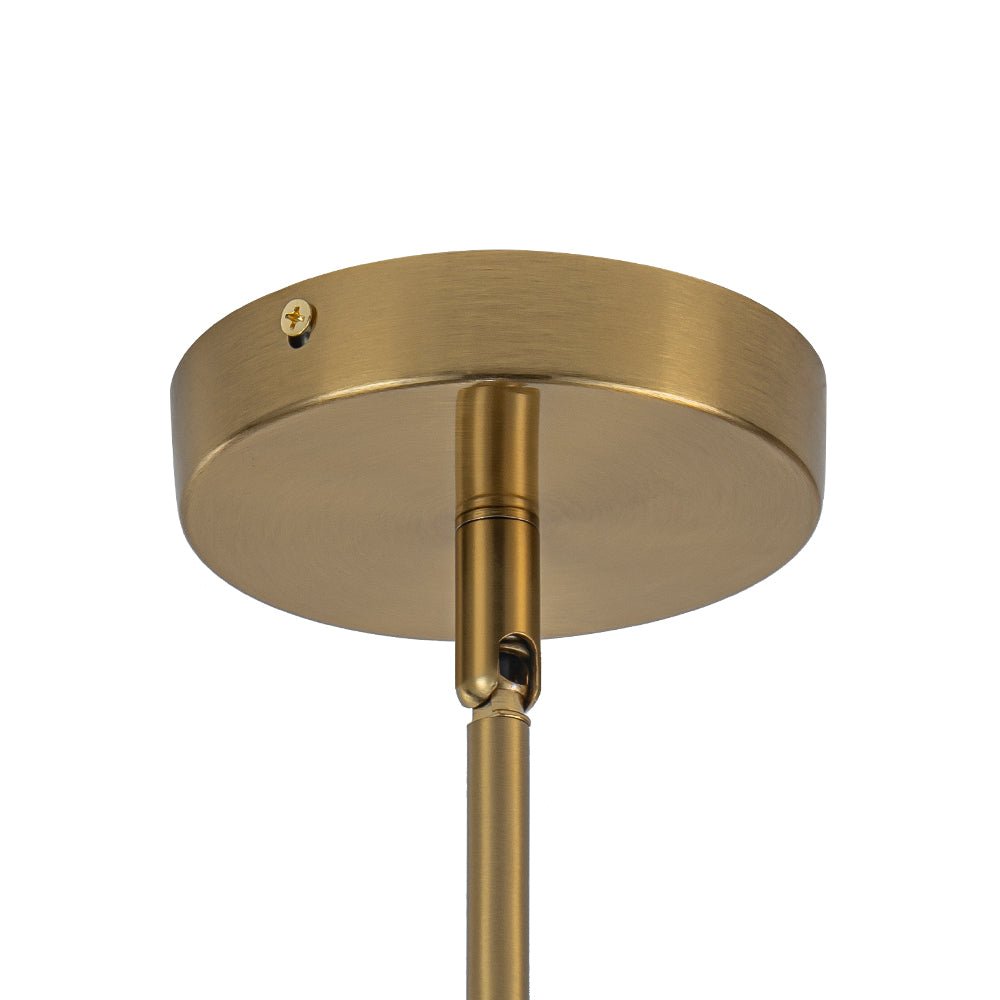 Contemporary Cluster Seeded Glass Globe Bubble Chandelier