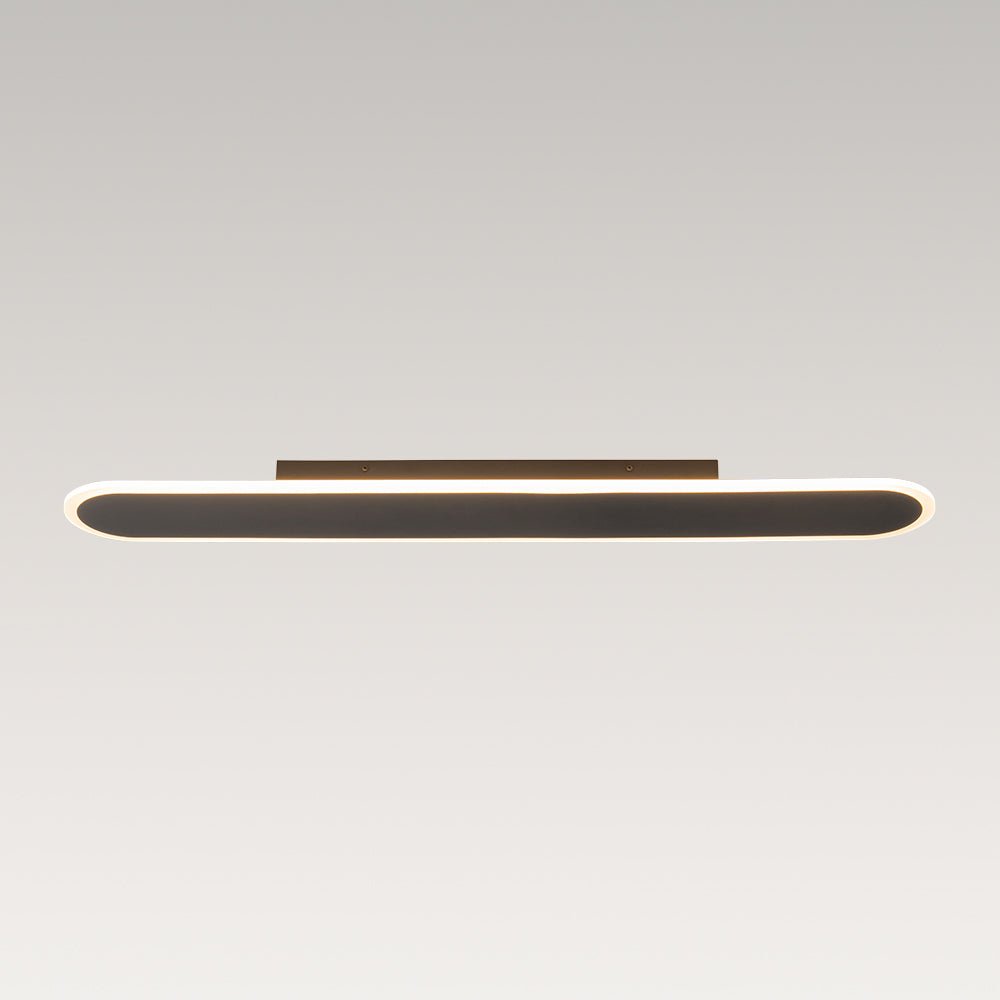 Contemporary Long Oval Warm Dimmable LED Ceiling Light