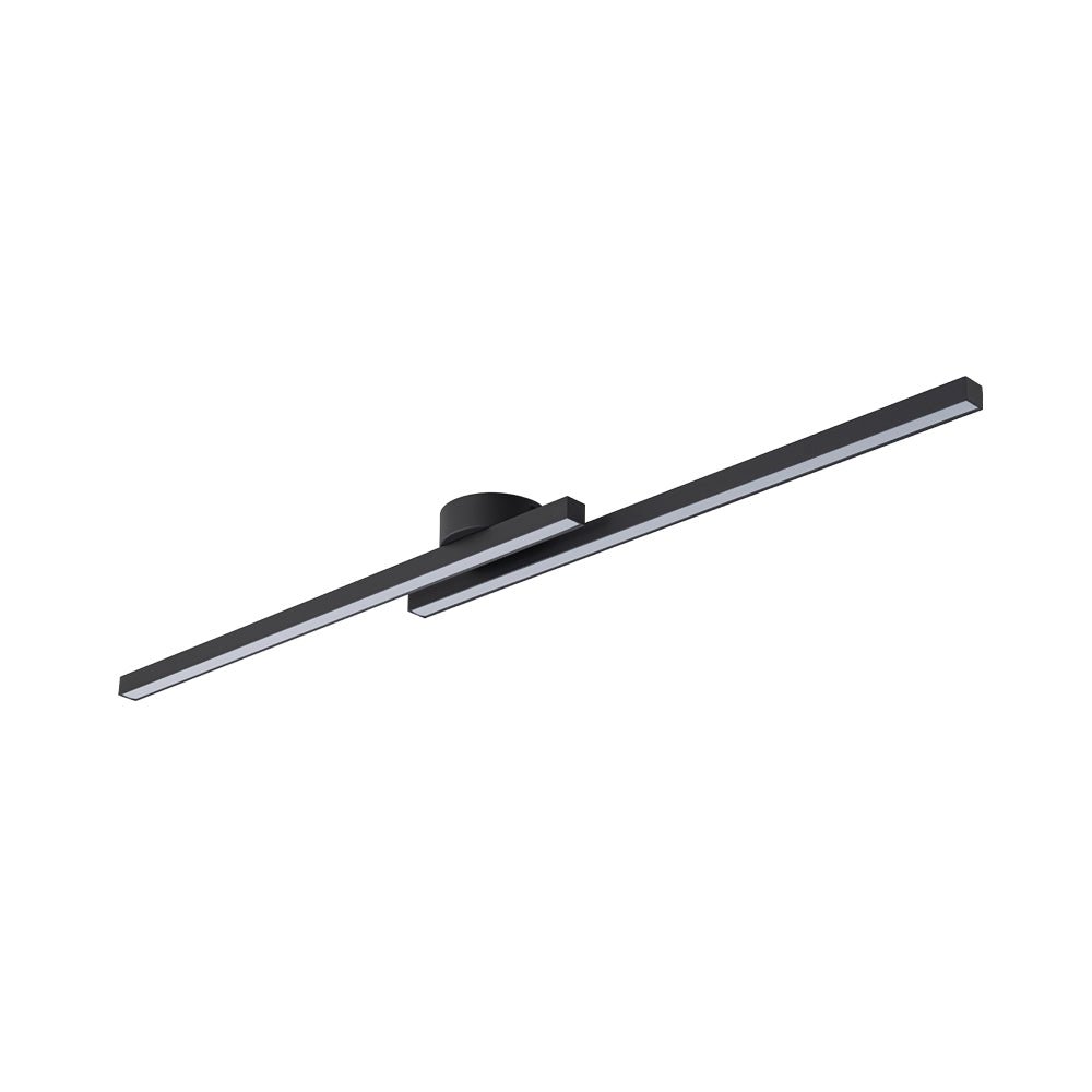Dimmable 2-Light Long Strip Linear LED Flush Mount