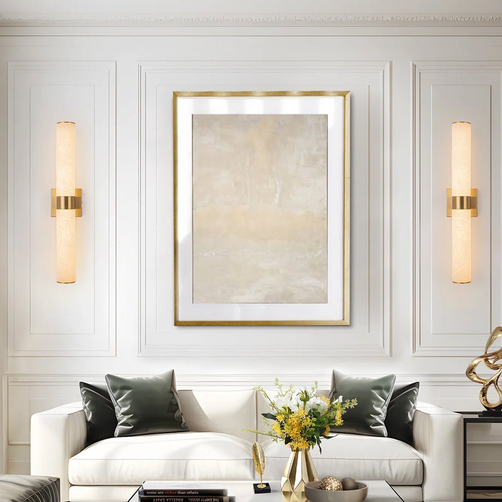(OpenBox) Dimmable LED Marble Tube Linear Bathroom Wall Sconce
