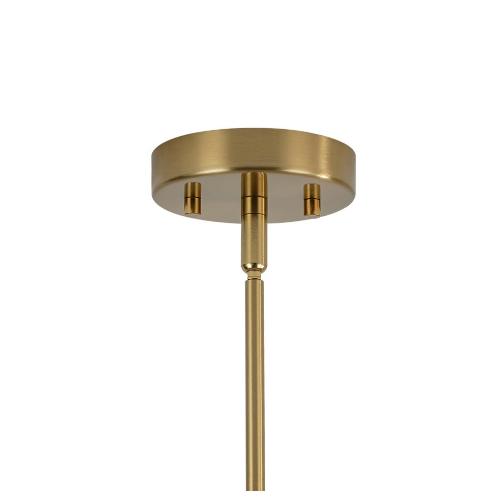 French Cylinder Ribbed Glass Round Tiered Candle Chandelier