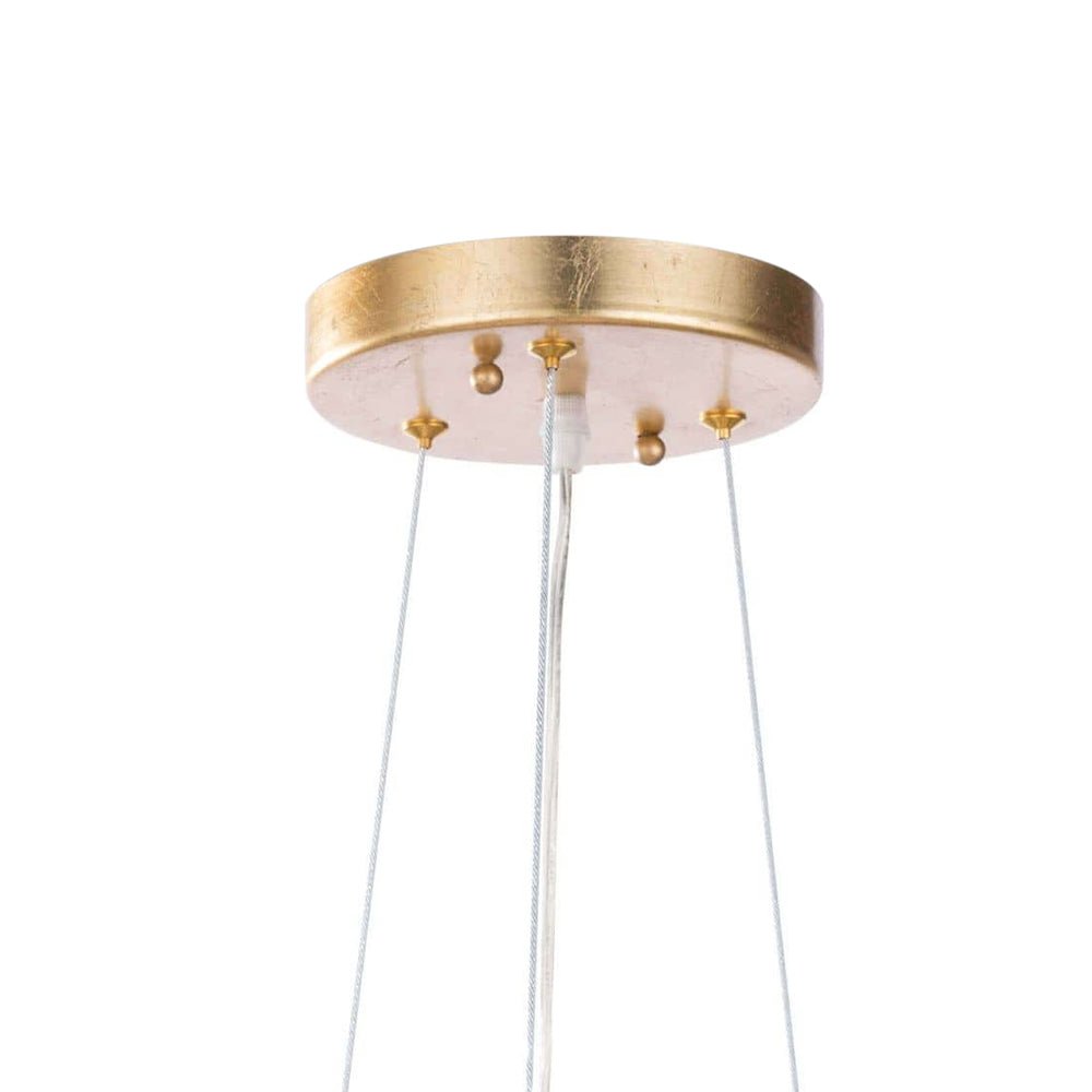 Bloom French Gold Blossom Crystal Floral Orb Chandelier