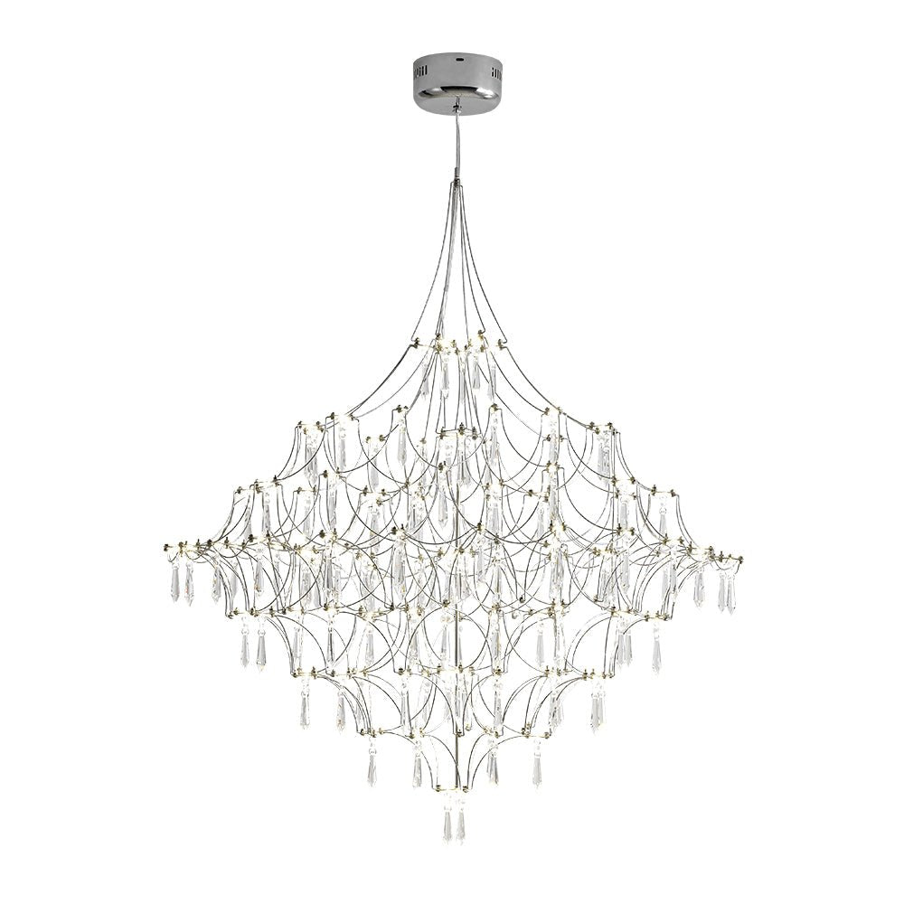 Galaxy Glam Luxury LED Starlight Crystal Chandelier