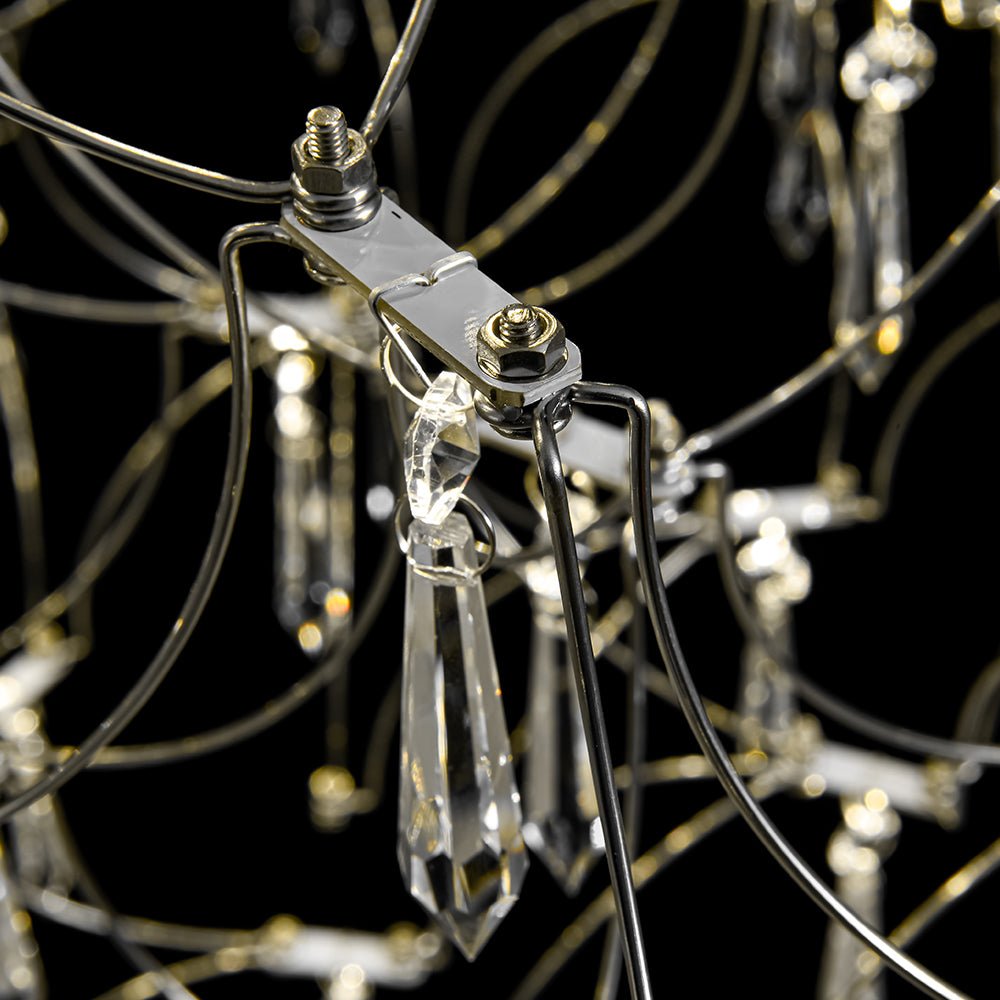 Galaxy Glam Luxury LED Starlight Crystal Chandelier