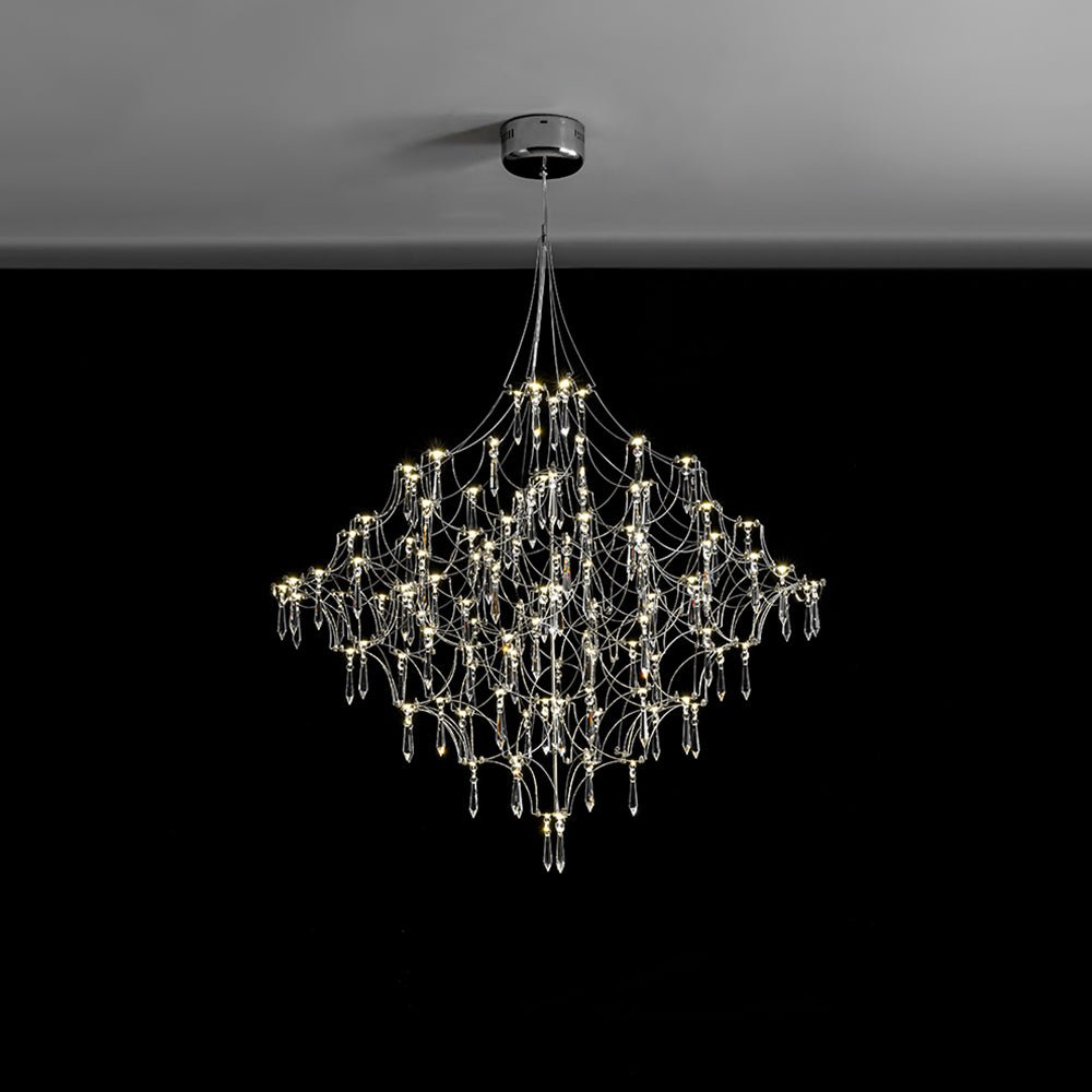 Galaxy Glam Luxury LED Starlight Crystal Chandelier