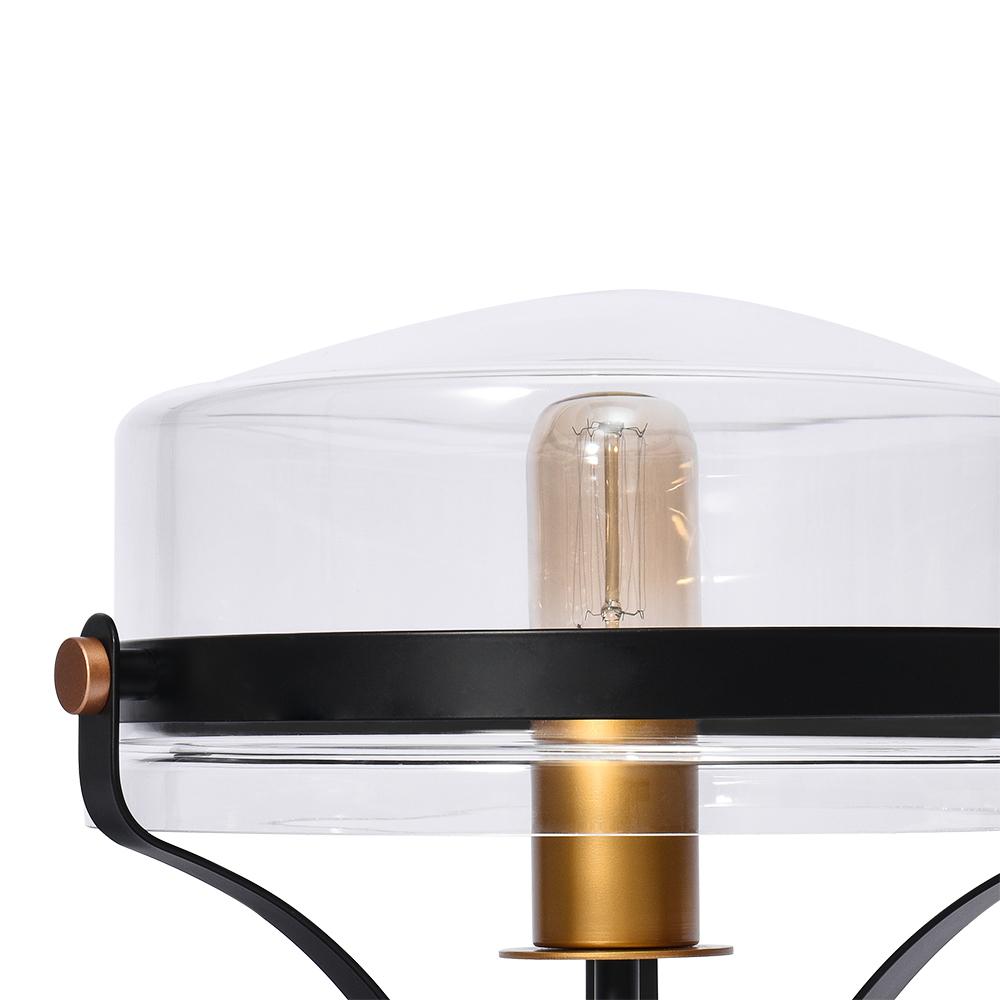 Glass Lantern Semi Flush Mount