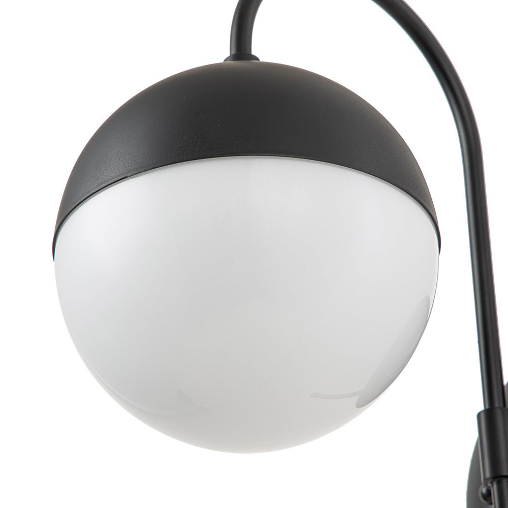 Goose Arm Globe Wall Sconce