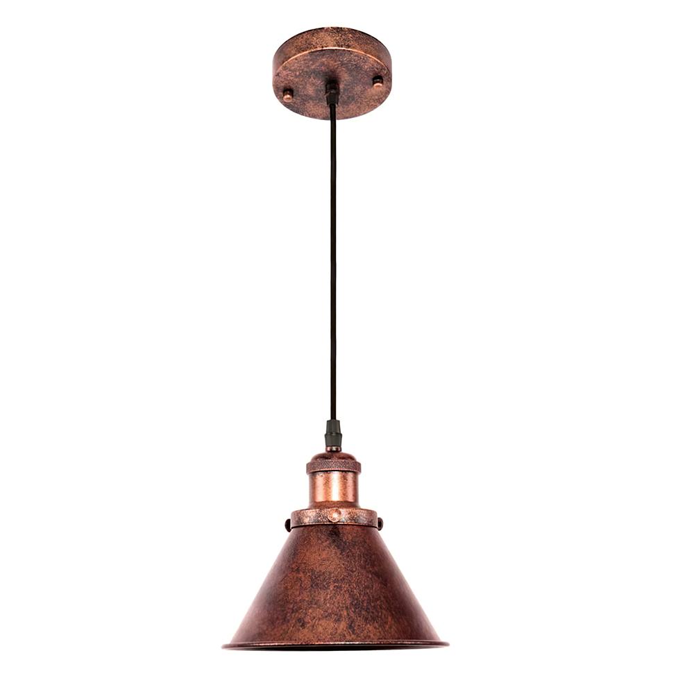 Industrial 1-Light Cone Pendant Light