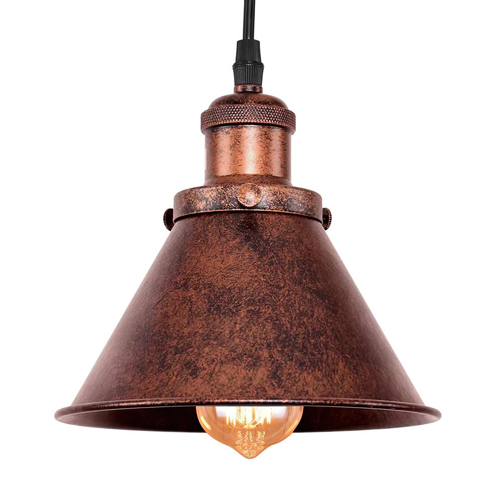 Industrial 1-Light Cone Pendant Light