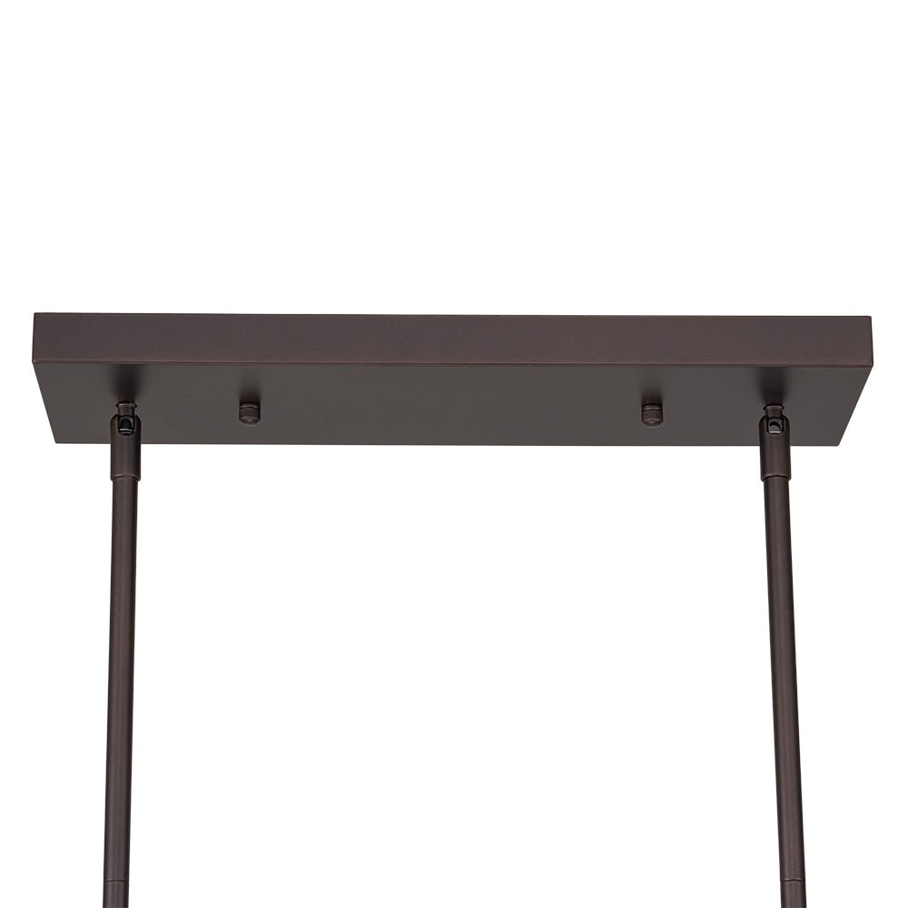 Industrial Farmhouse Rectangular Kitchen Island Pendant