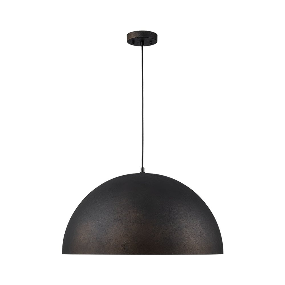 Industrial Oversized Large Metal Dome Pendant Light