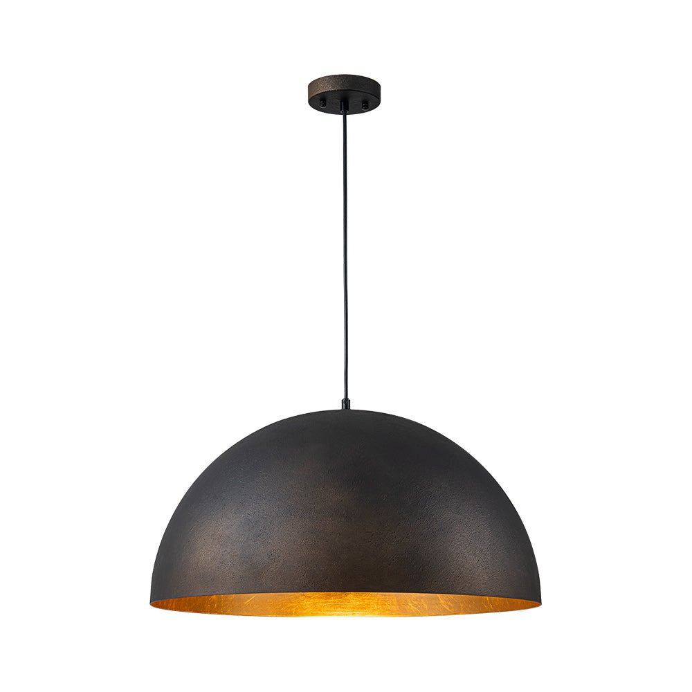 Industrial Oversized Large Metal Dome Pendant Light