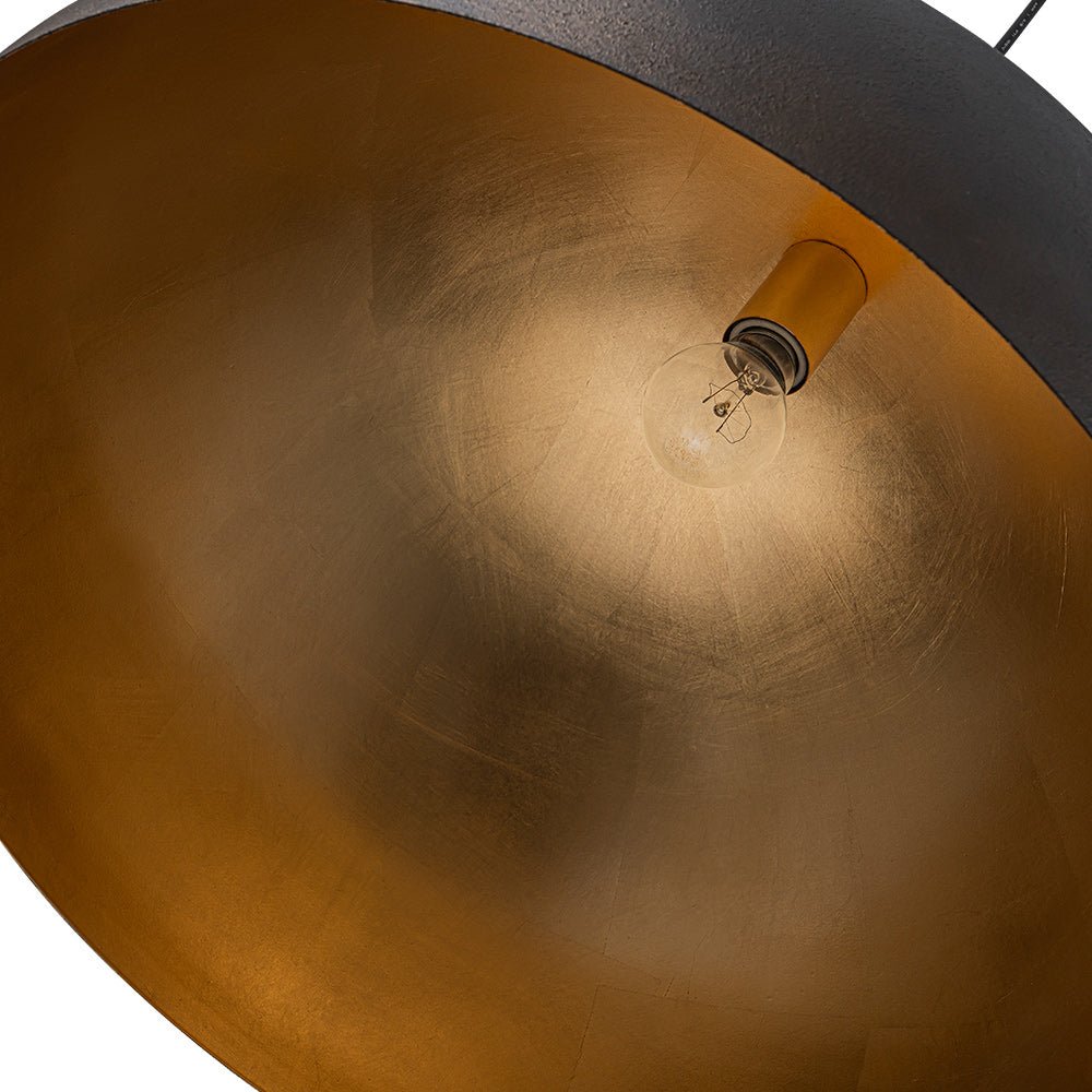 Industrial Oversized Large Metal Dome Pendant Light