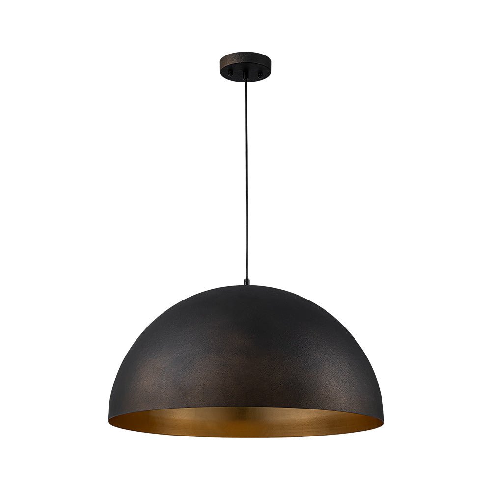 Industrial Oversized Large Metal Dome Pendant Light