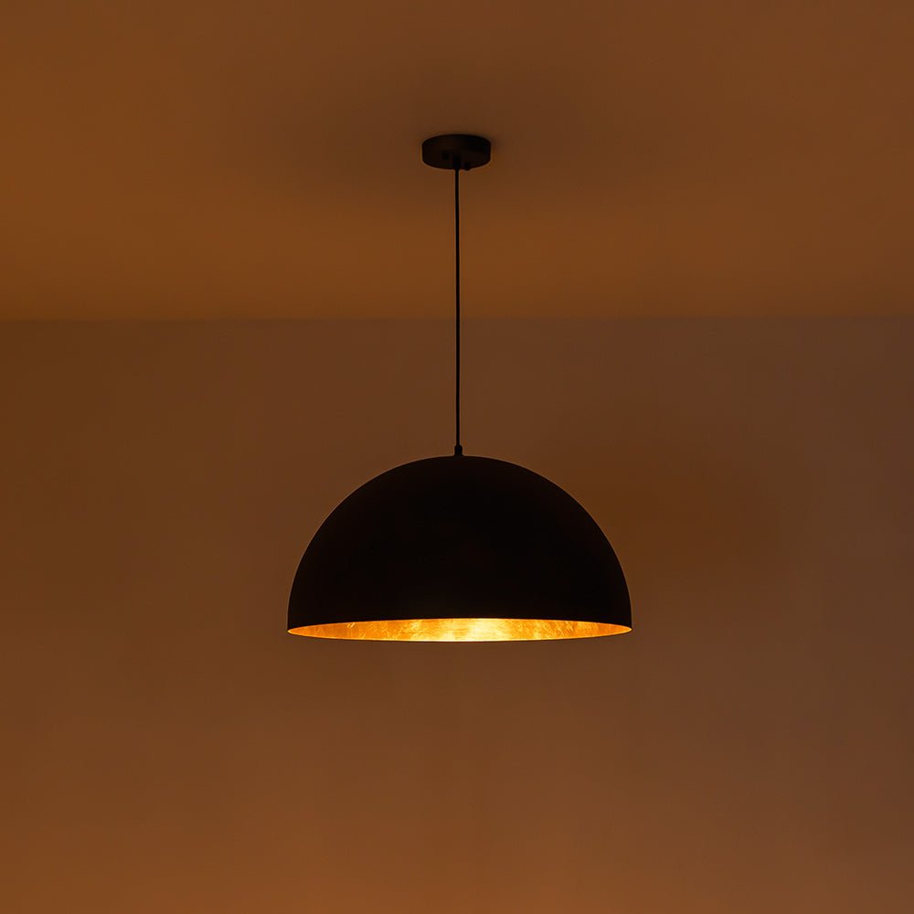 Industrial Oversized Large Metal Dome Pendant Light