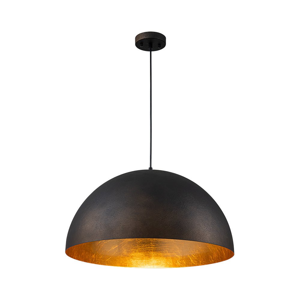 Industrial Oversized Large Metal Dome Pendant Light