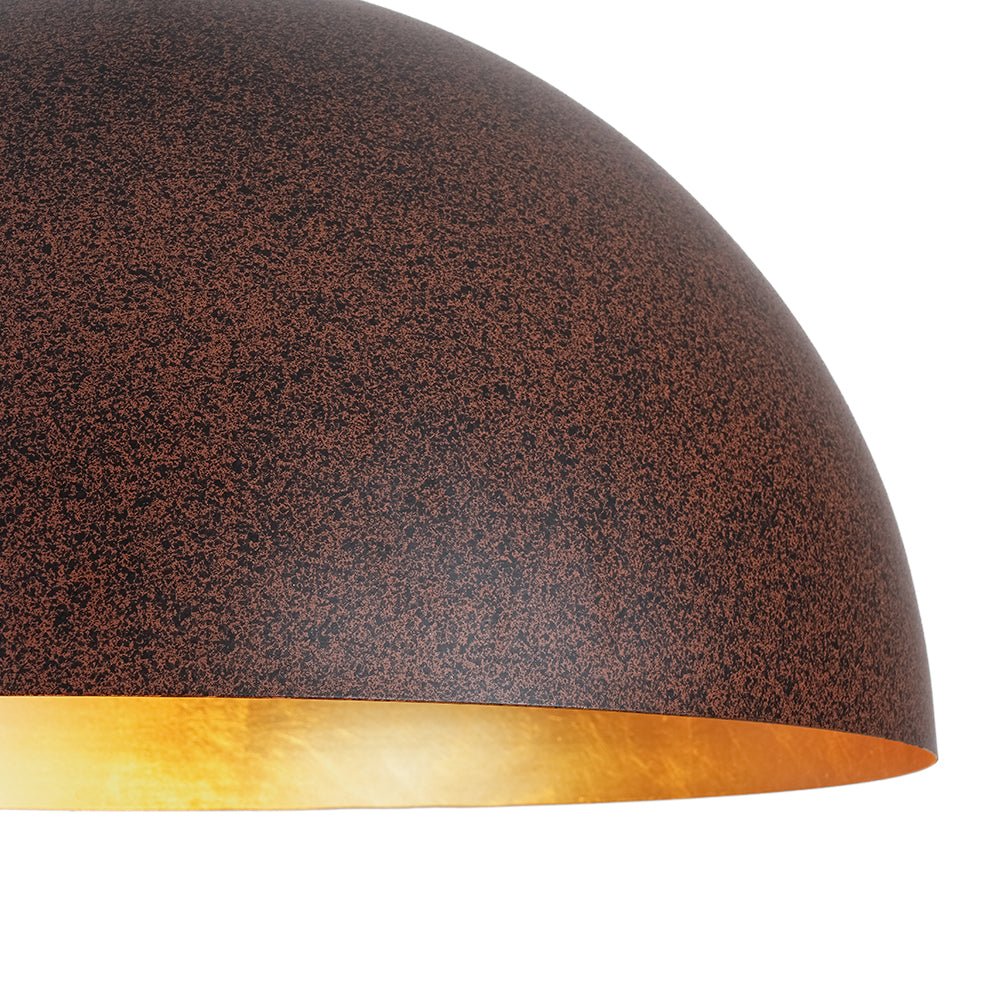 Industrial Oversized Large Metal Dome Pendant Light