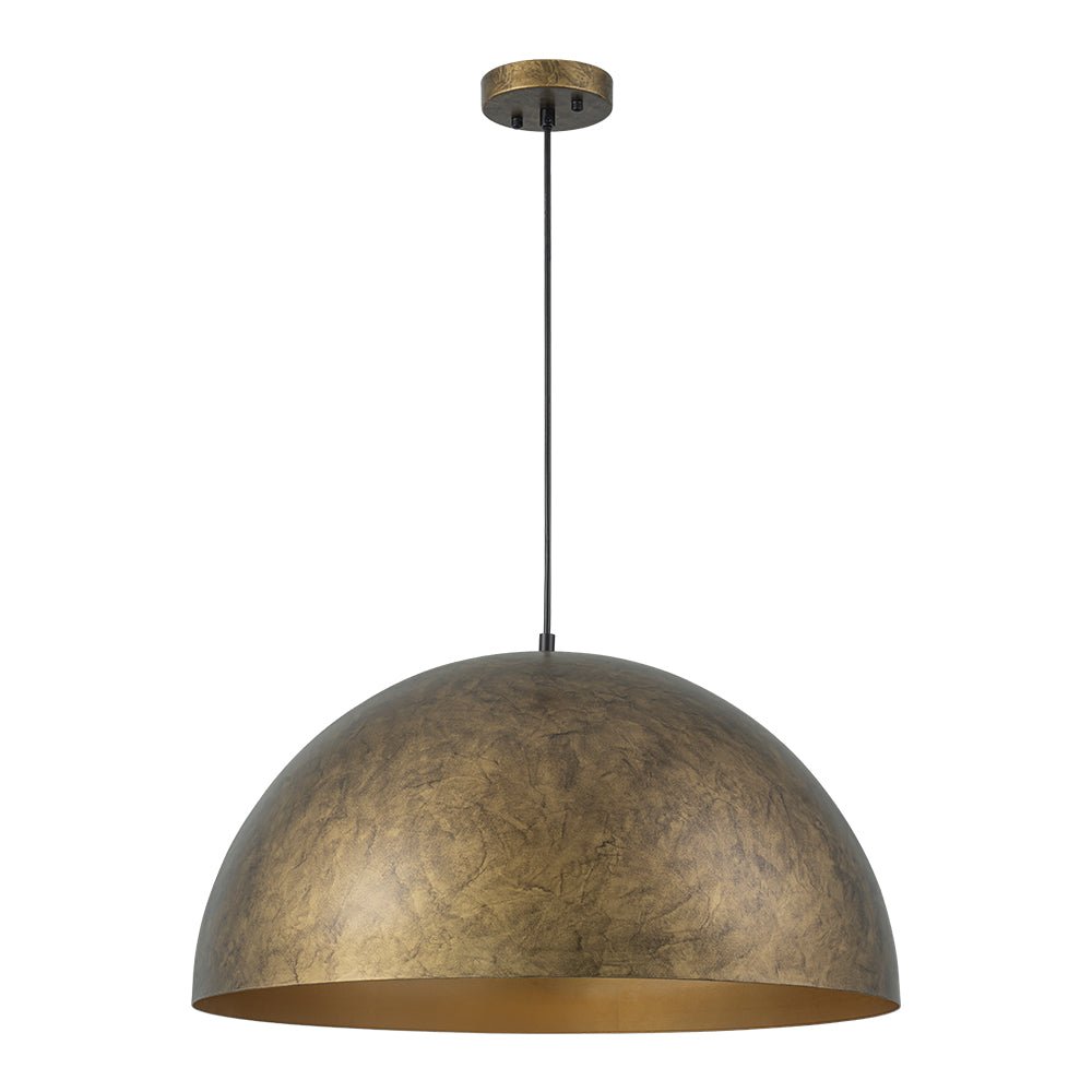 Industrial Oversized Large Metal Dome Pendant Light