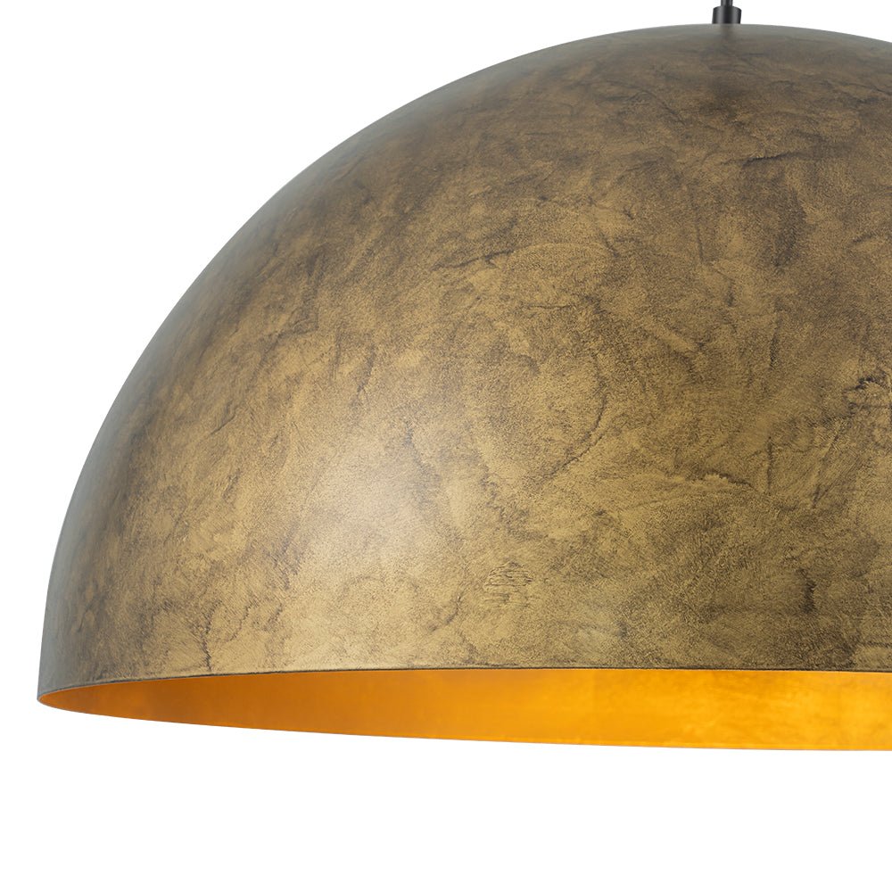 Industrial Oversized Large Metal Dome Pendant Light