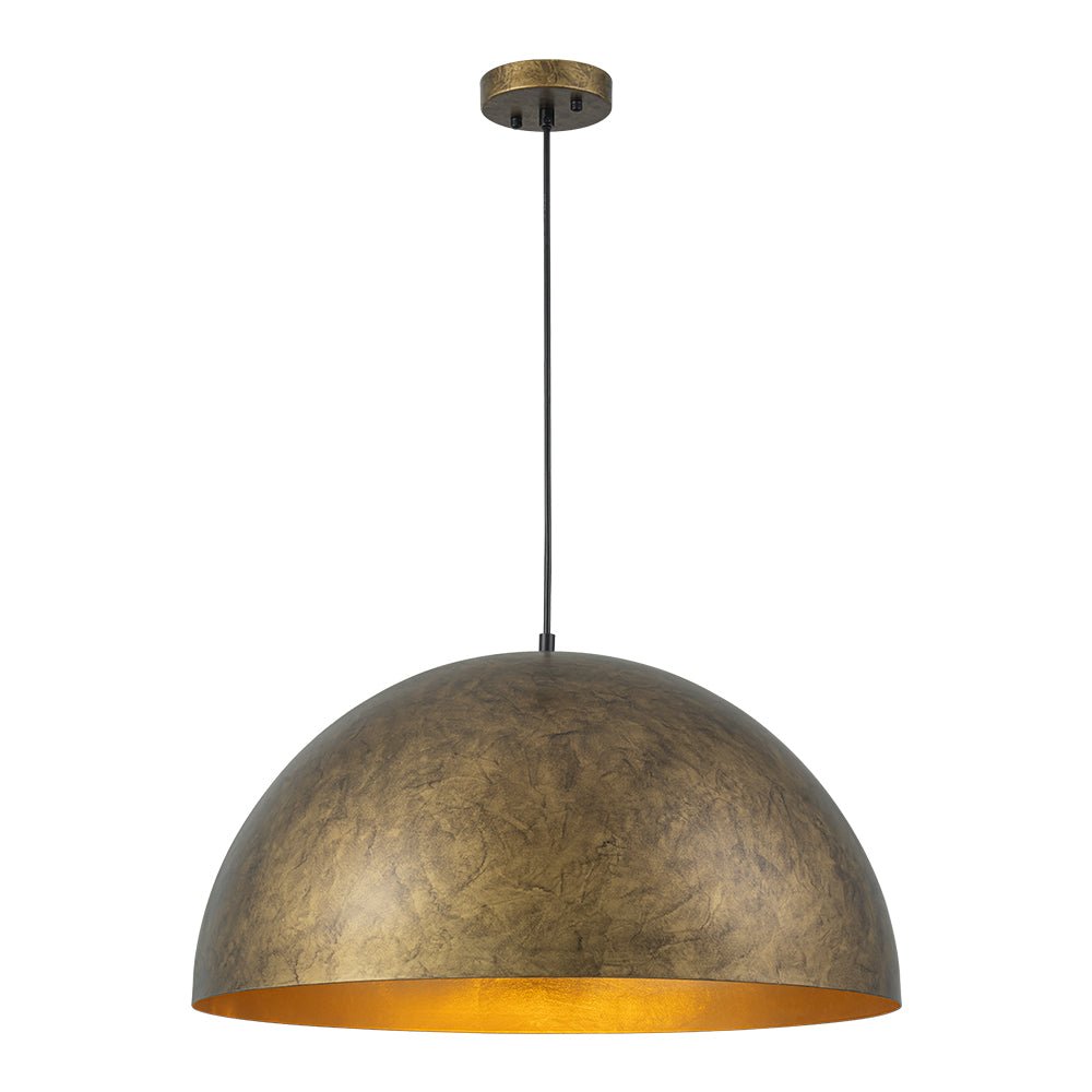 Industrial Oversized Large Metal Dome Pendant Light