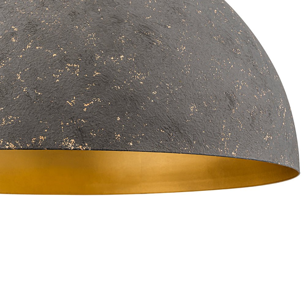 Industrial Oversized Large Metal Dome Pendant Light