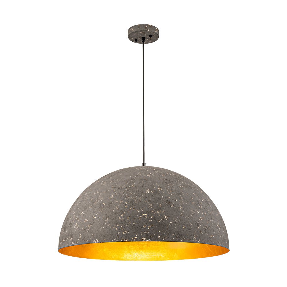 Industrial Oversized Large Metal Dome Pendant Light