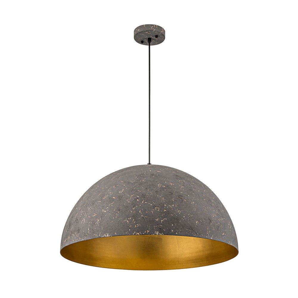 Industrial Oversized Large Metal Dome Pendant Light