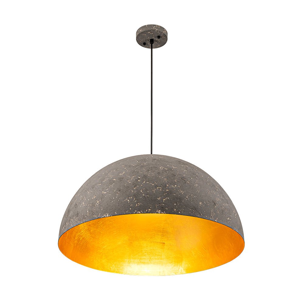 Industrial Oversized Large Metal Dome Pendant Light