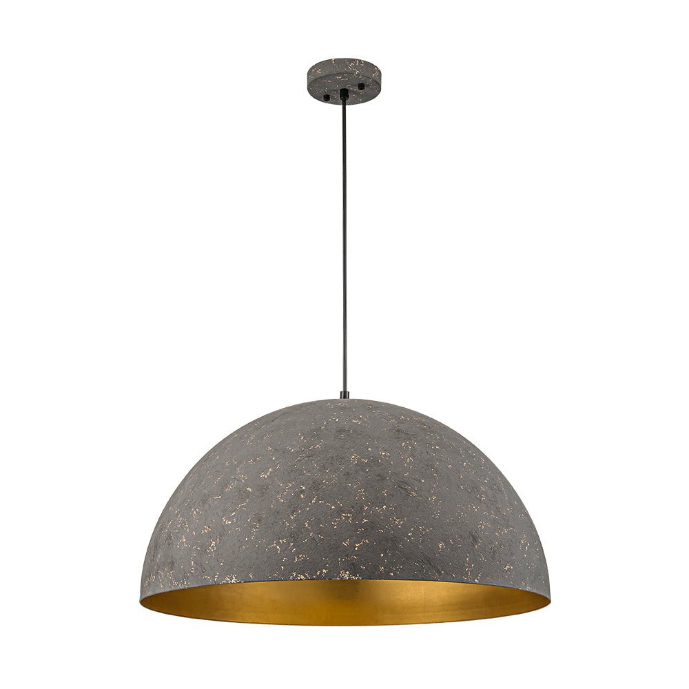 Industrial Oversized Large Metal Dome Pendant Light