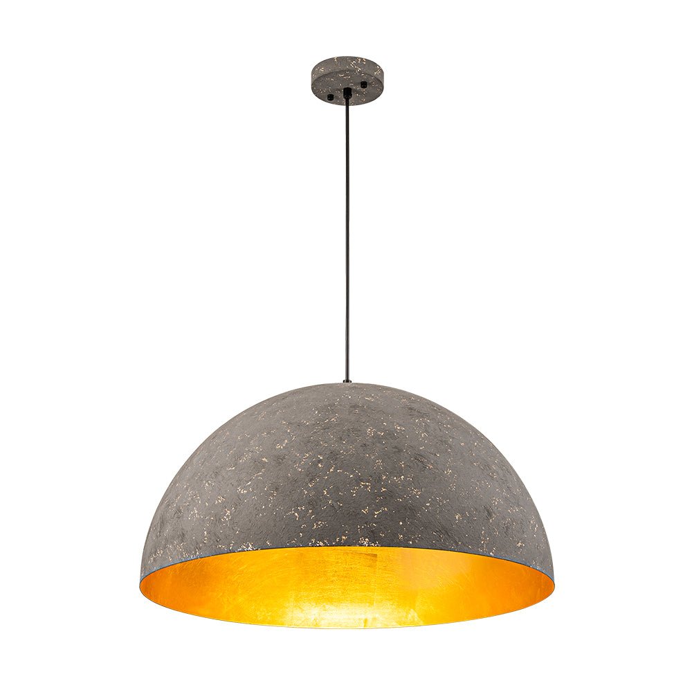 Industrial Oversized Large Metal Dome Pendant Light