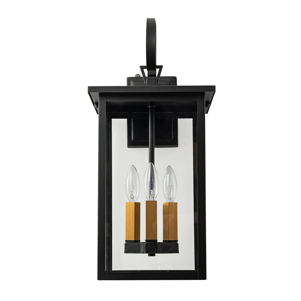 IP23 Farmhouse Square Lantern Outdoor Wall Sconce
