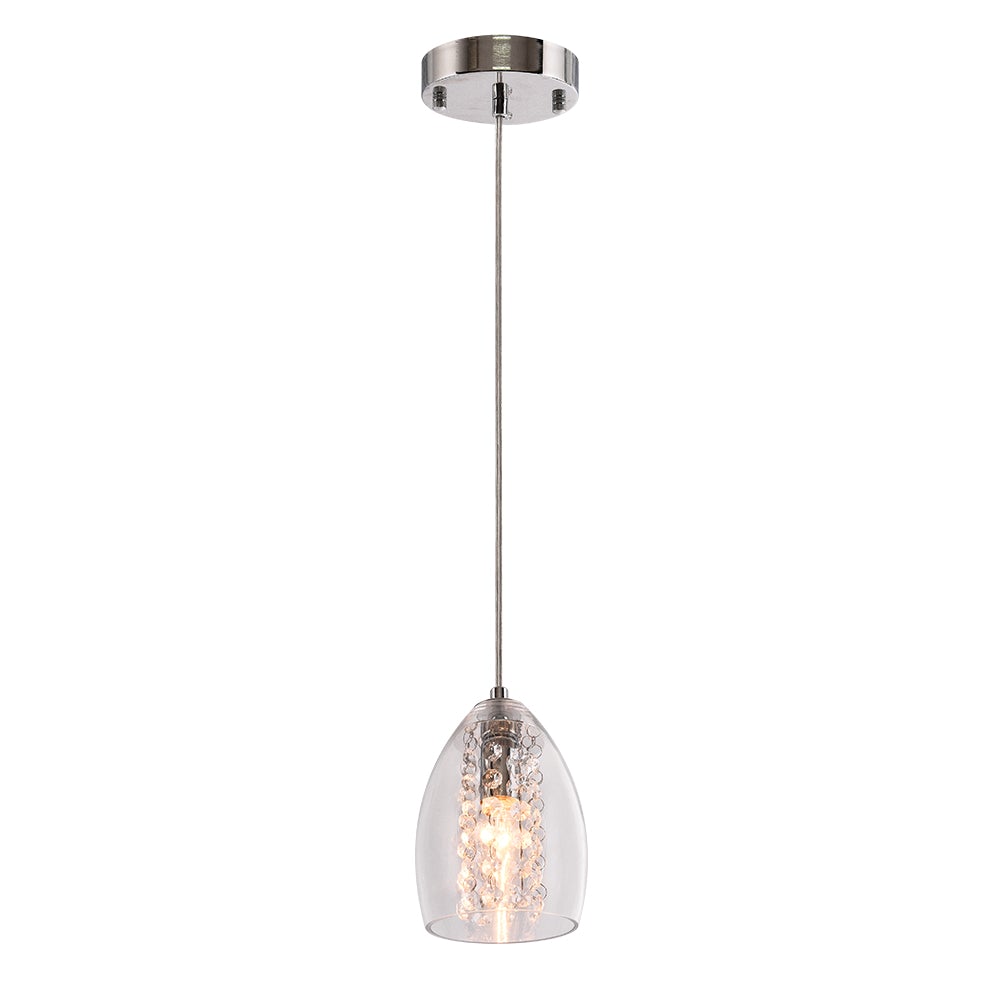 Kitchen Glass Bell Pendant Light