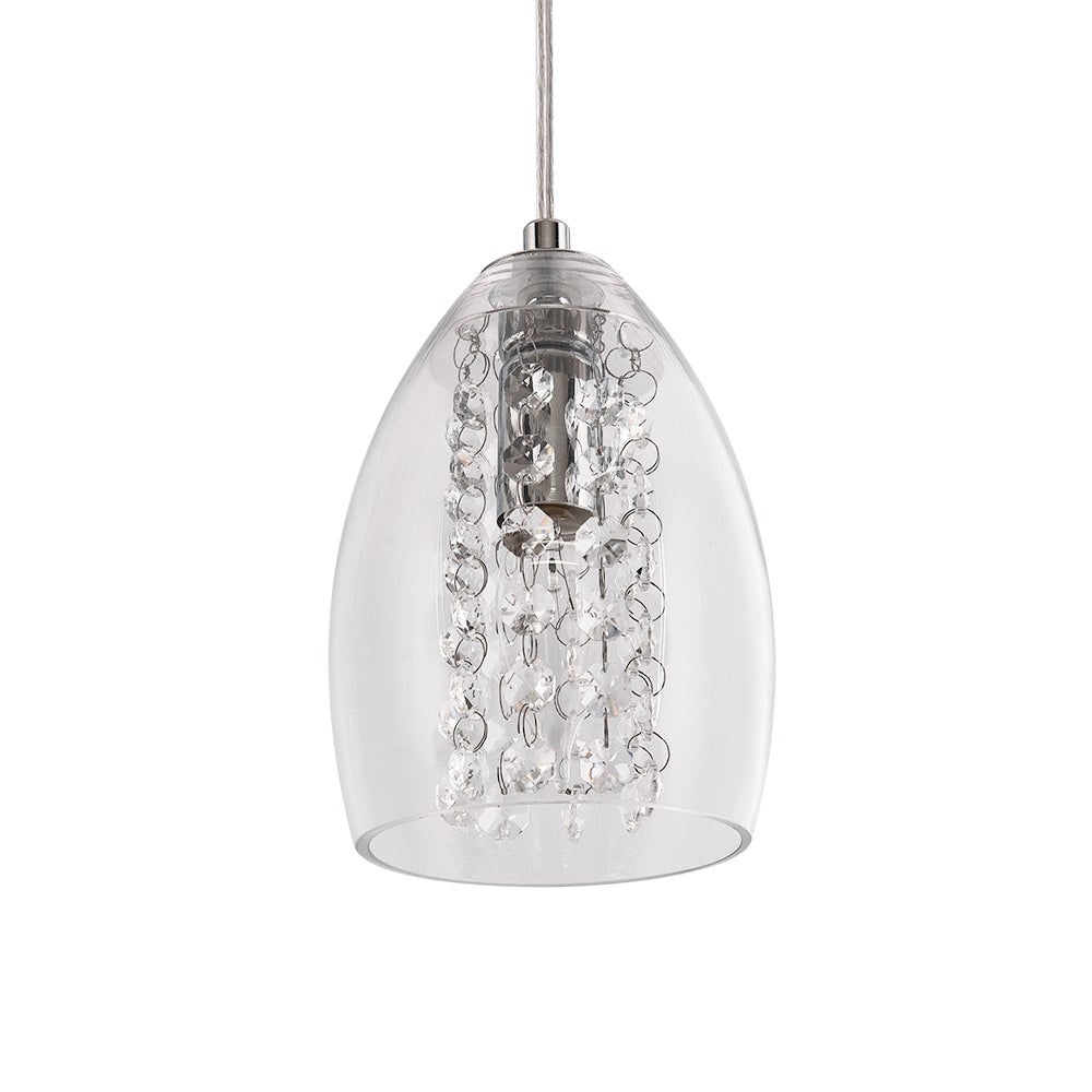 Kitchen Glass Bell Pendant Light