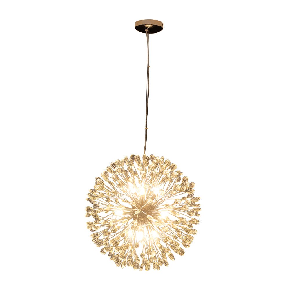 Luxury Bloom Dandelion Crystal Firework Chandelier