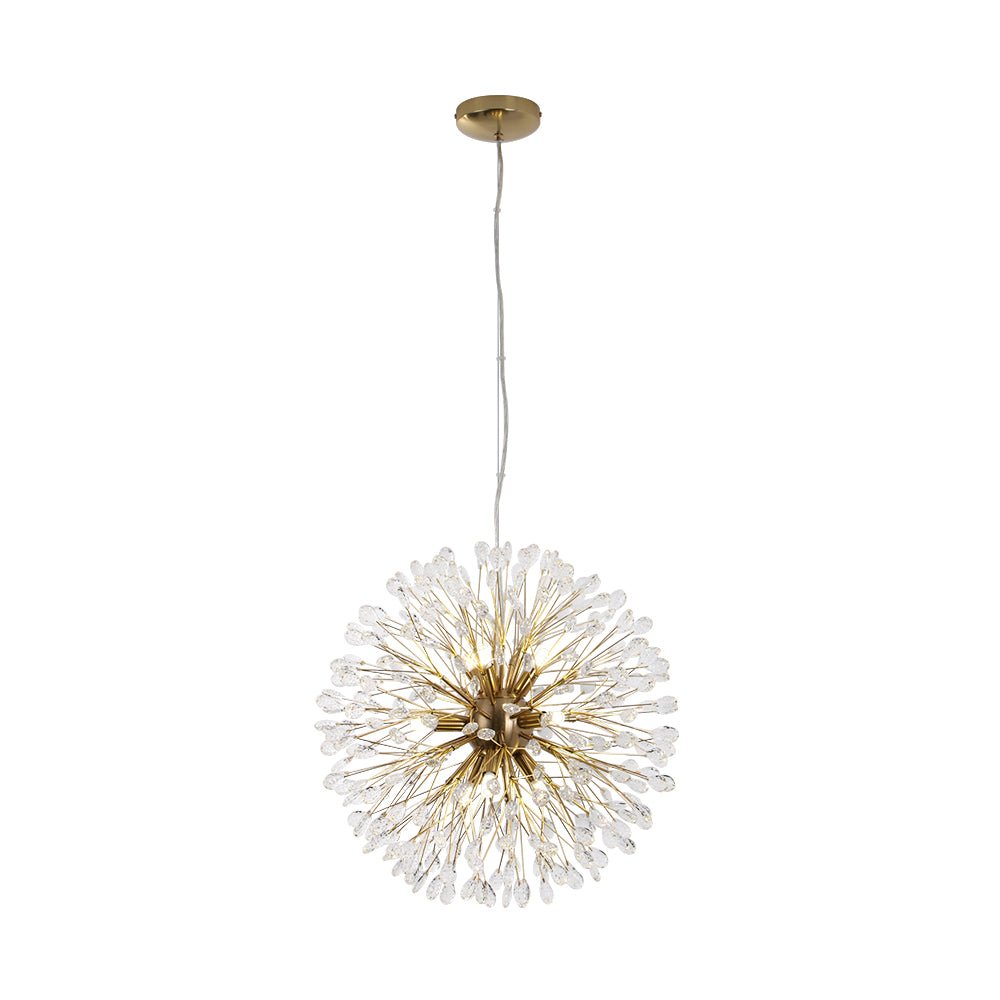 Luxury Bloom Dandelion Crystal Firework Chandelier