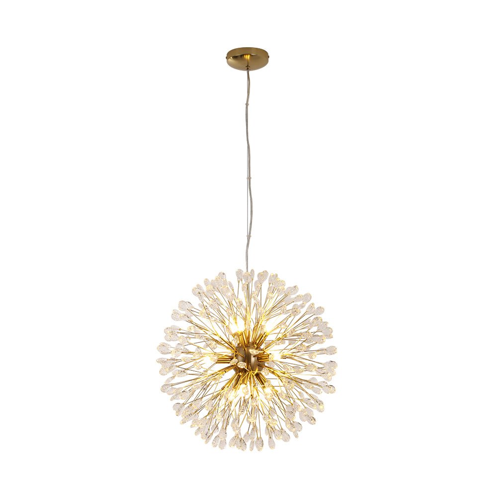 Luxury Bloom Dandelion Crystal Firework Chandelier
