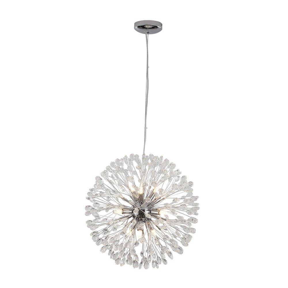 Luxury Bloom Dandelion Crystal Firework Chandelier